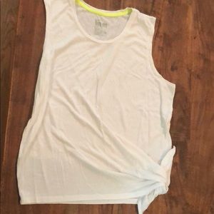 Nike Tops - Nike Dri-Fit Loose Fit White Workout Top Nike Tops - Nike Dri-Fit Loose Fit White Workout Top